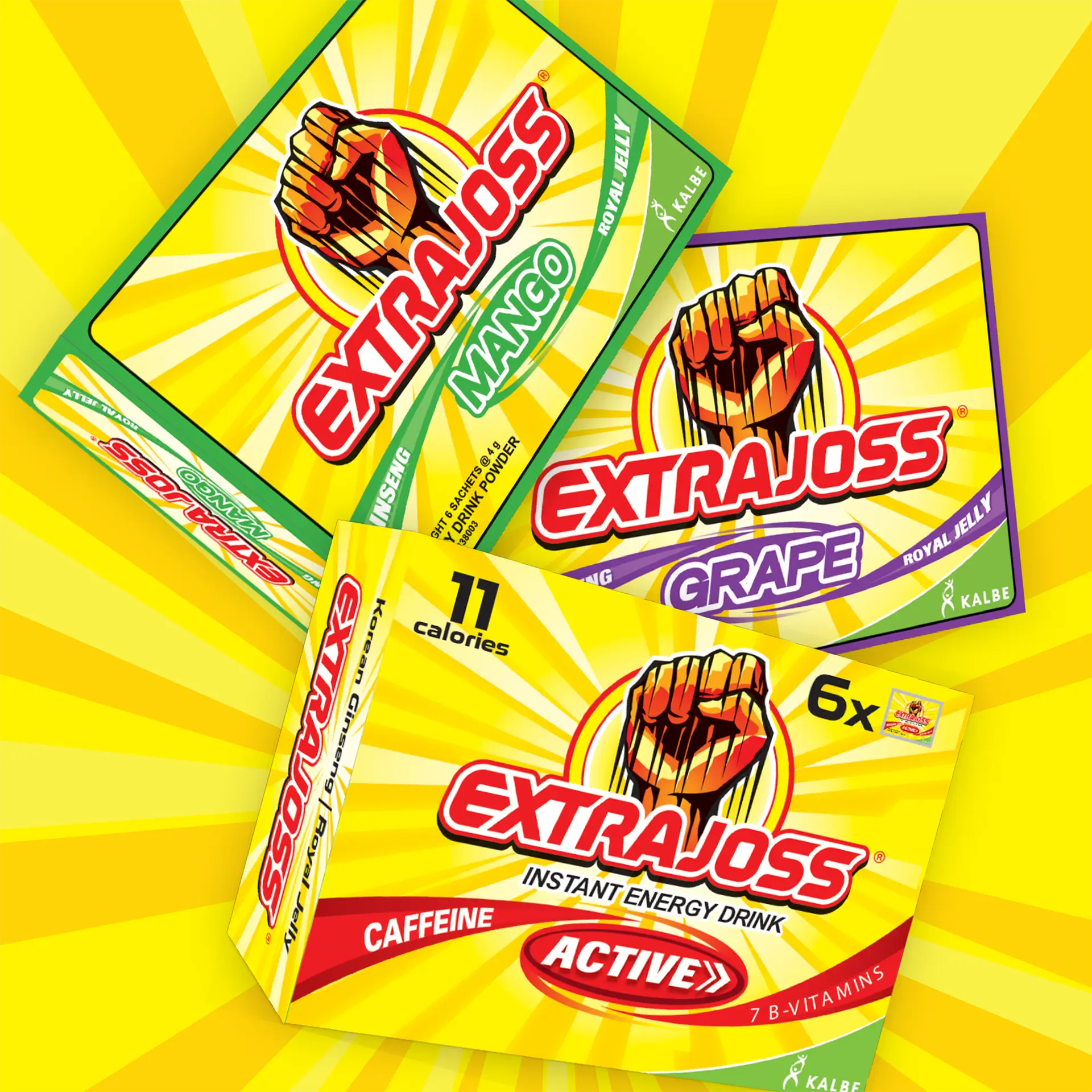 Extra Joss Starter Pack - 3 Flavours